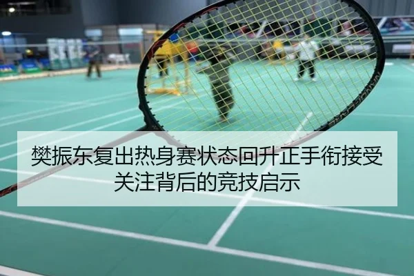 樊振东复出热身赛状态回升正手衔接受关注背后的竞技启示